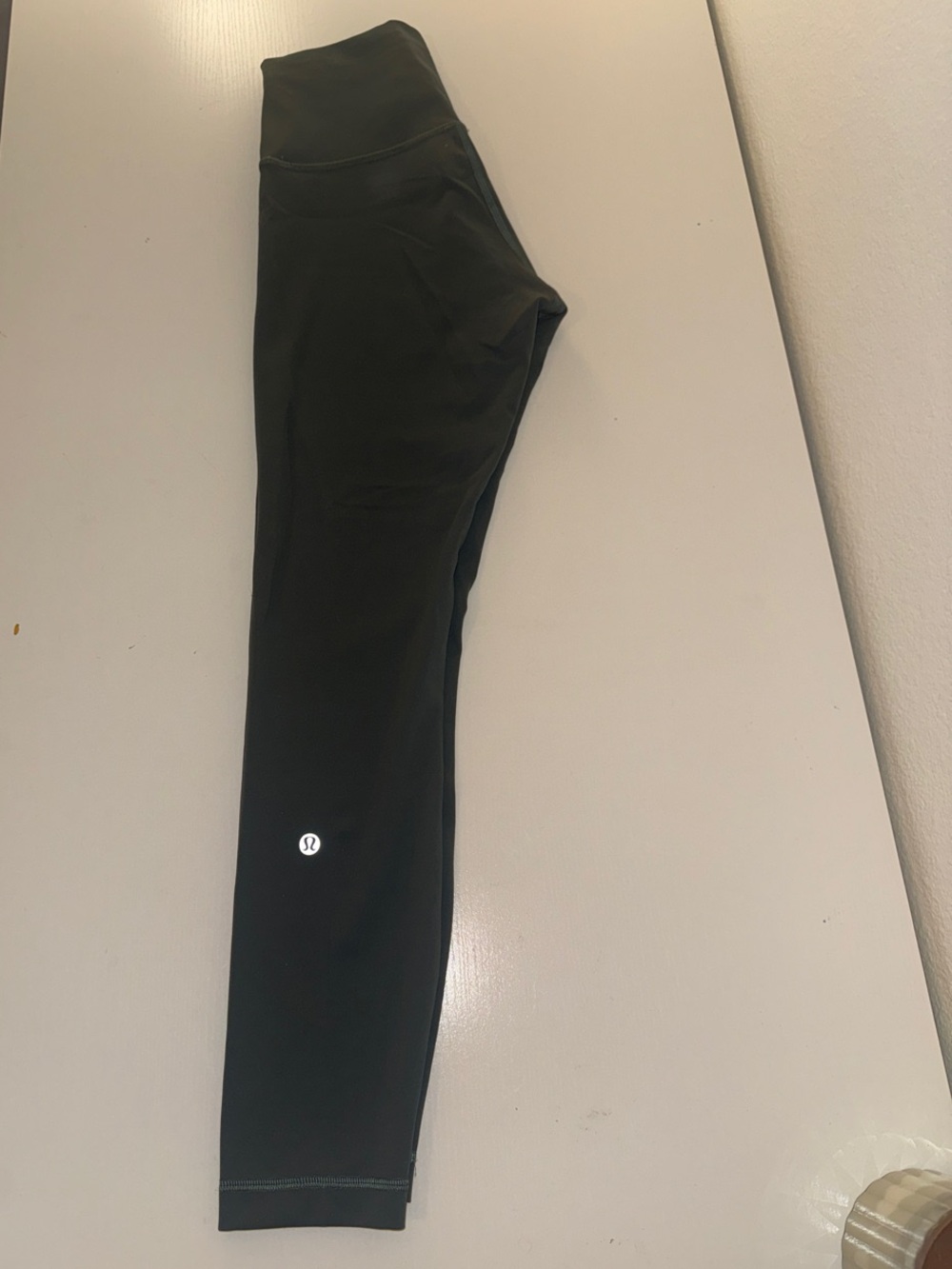 Lululemon Wunder Train 25” Olive Green Leggings